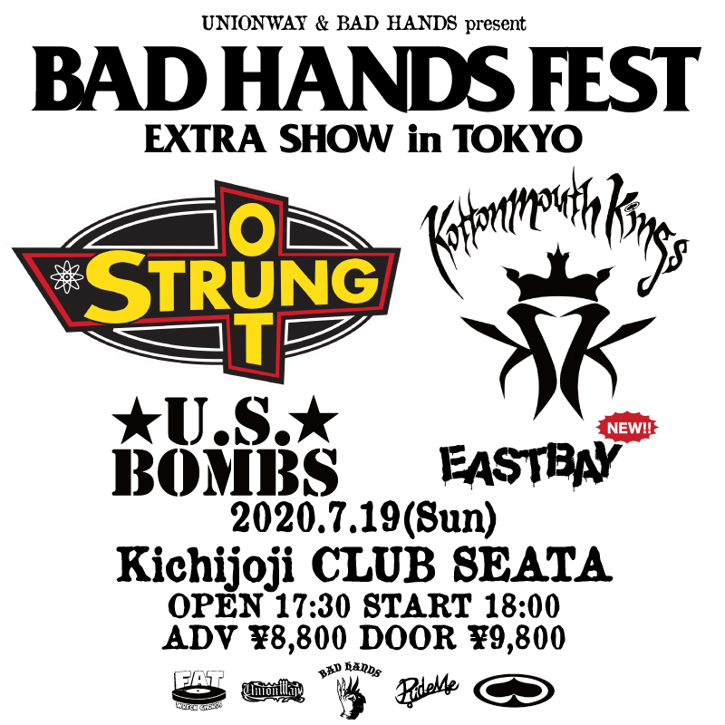 【中止】BAD HANDS FEST EXTRA SHOW in TOKYOの写真