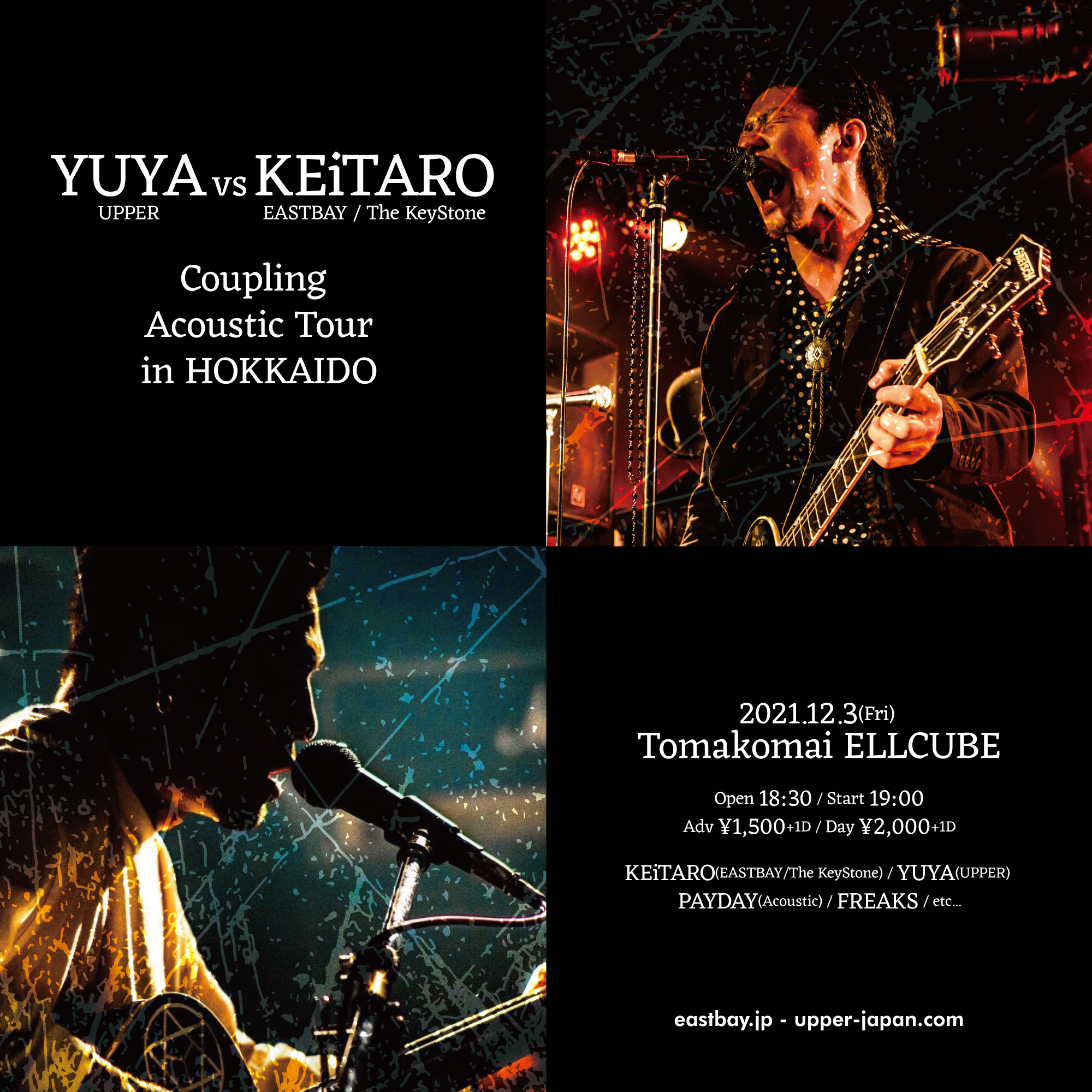 YUYA vs KEiTARO Coupling Acoustic Tour in HOKKAIDOの写真