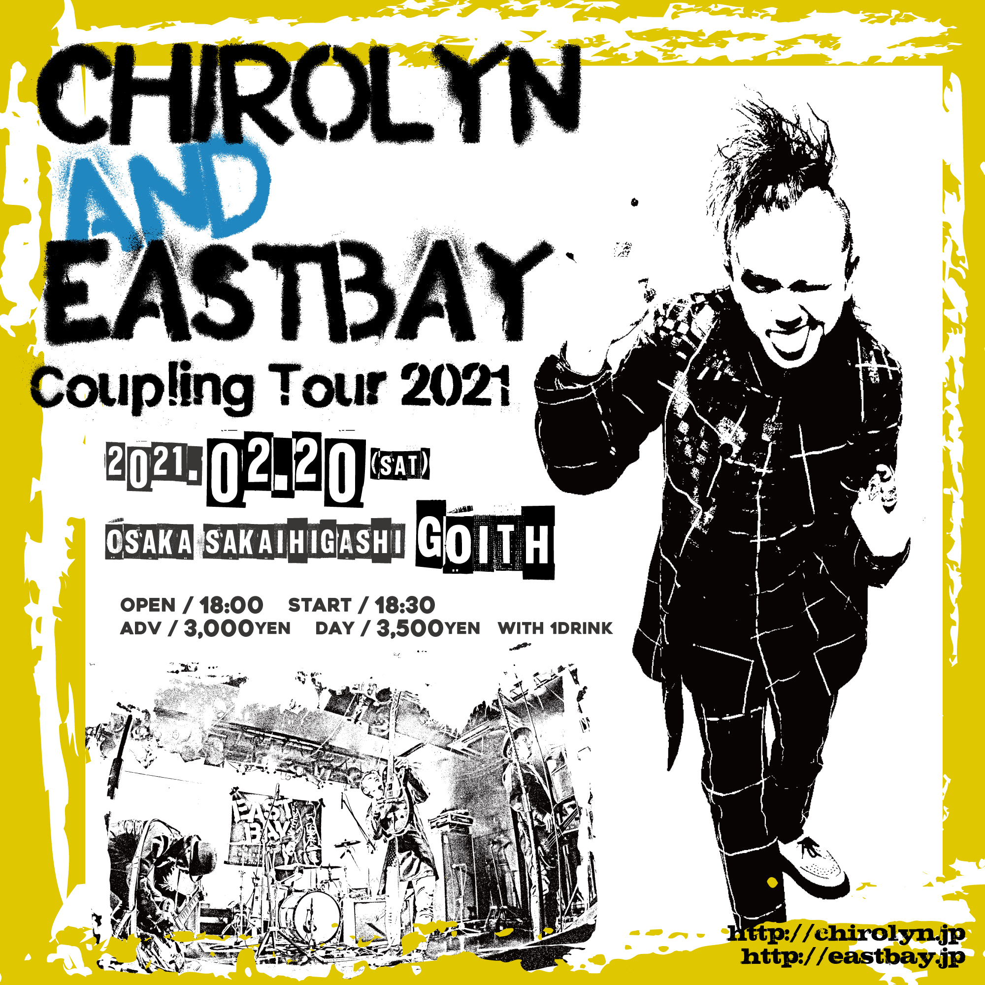 【中止】Chirolyn & EASTBAY Coupling Tour 2021 in 堺東の写真